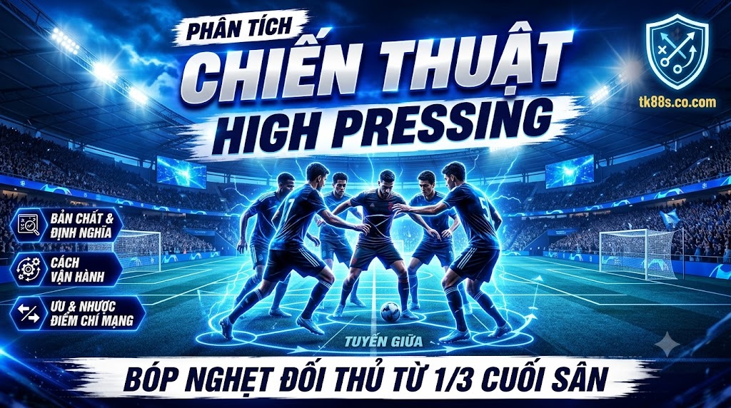 Phân tích chiến thuật High Pressing giúp bóp nghẹt đối thủ từ 1/3 cuối sân - brandnewtivat.me